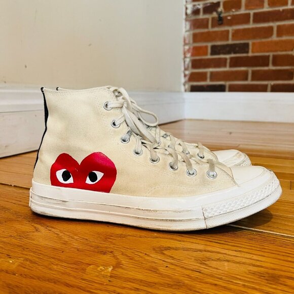 Converse x Comme des Garcons Chuck 70 PLAY shoes sneakers 9 - Picture 10 of 16